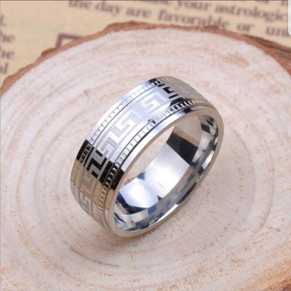 Stainless Steel Men's Ring NWOT
